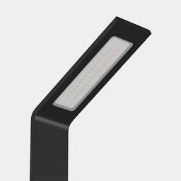 Черный ландшафтный светильник с прямоугольным световым окном