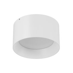 Накладной светодиодный светильник белый, цилиндрический корпус, вид спереди