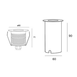 Светильник ландшафтный AL, 7 Вт, AL-DL0473-7-WW