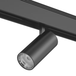 Черный трековый светильник SY на шинопроводе, 36°