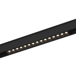 Трековый светильник SY черный, линейный модуль с линзами