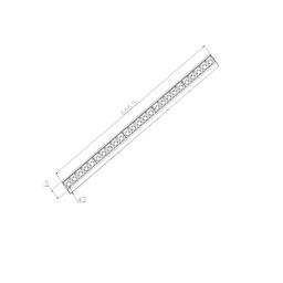 Светильник для низковольтного трека SY черный, 30 Вт, SY-DIM-601225-BL-30-NW