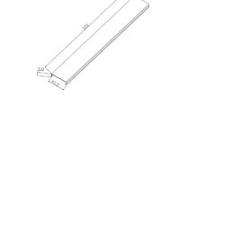 Крышка для низковольтного трека SY, SY-601201-0.3-CV-WH