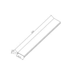 Крышка для низковольтного трека SY, SY-601201-0.3-CV-WH