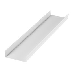 Фронтальная крышка для трека SY, белая, алюминий