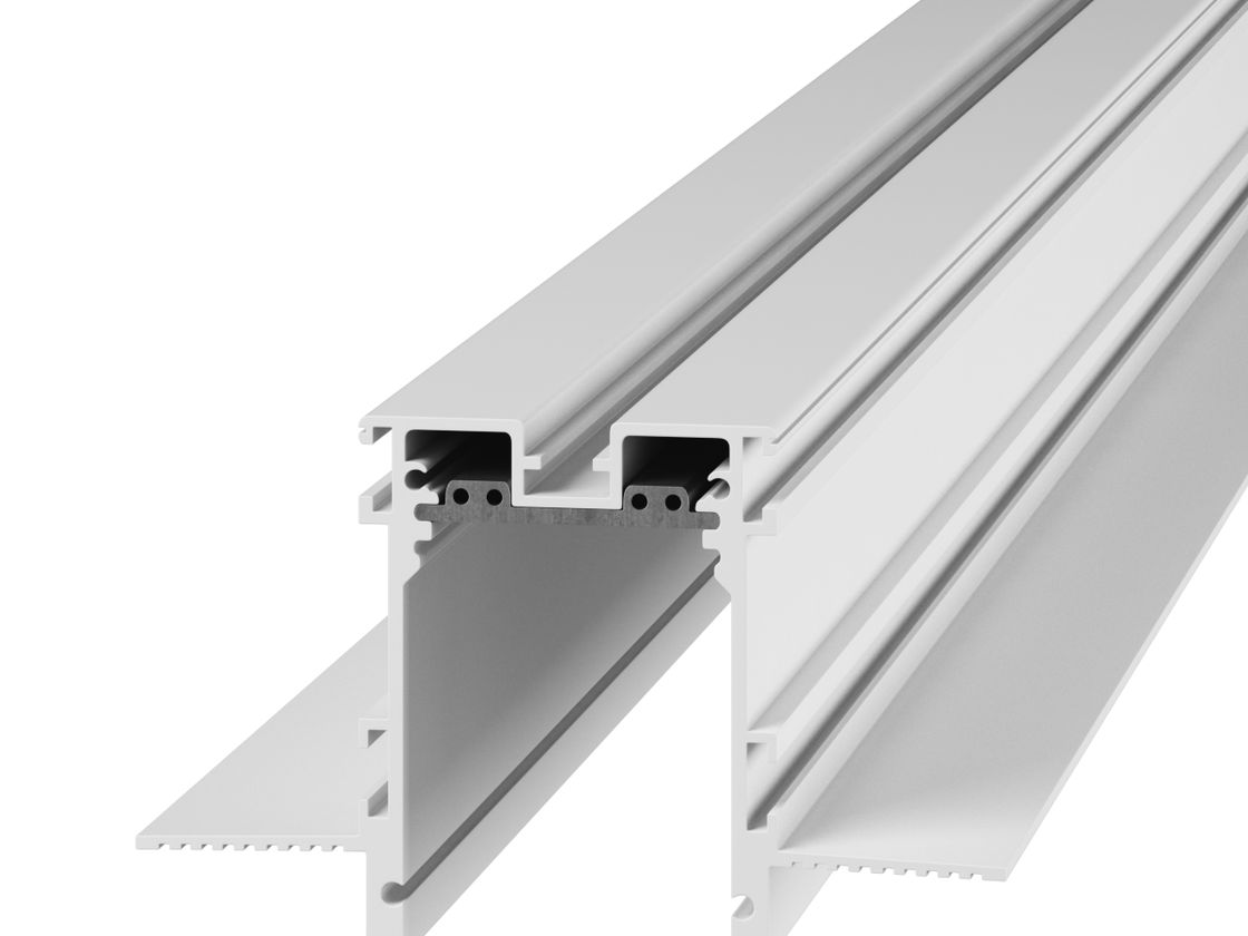 Встраиваемый трек SY 24В, профиль белый, сечение