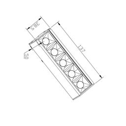 Светильник для трека SY белый, 10 Вт, 3000K, SY-601221-WH-10-WW