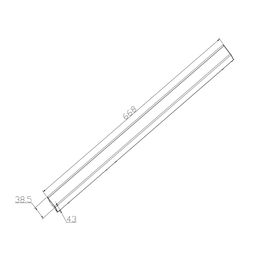 Светильник для накладного, встраиваемого трека SY белый, 24 Вт, 3000K, SY-601212-WH-24-WW