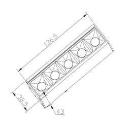 Светильник для низковольтного трека SY белый, 10 Вт, SY-601221-WH-10-NW