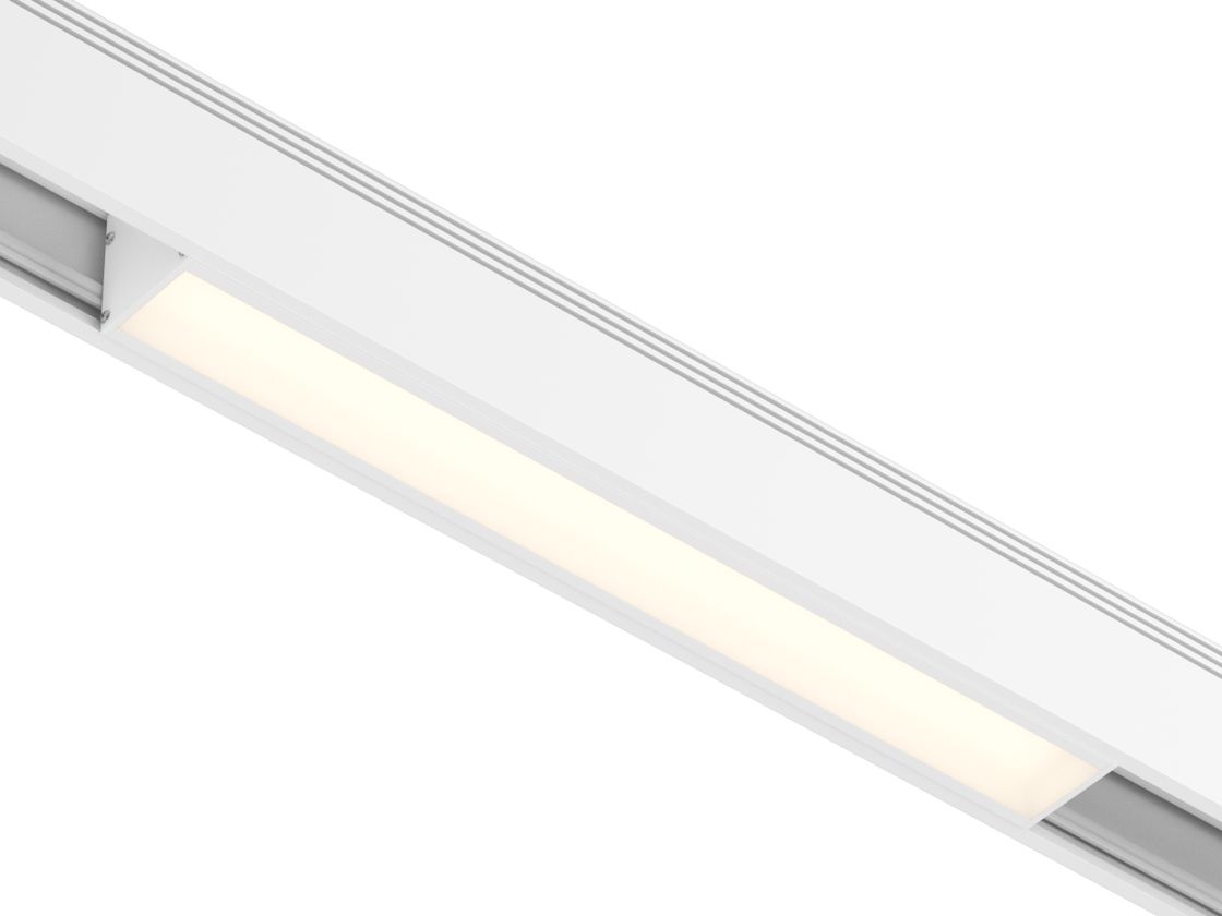 Светильник SY белый в треке, светится