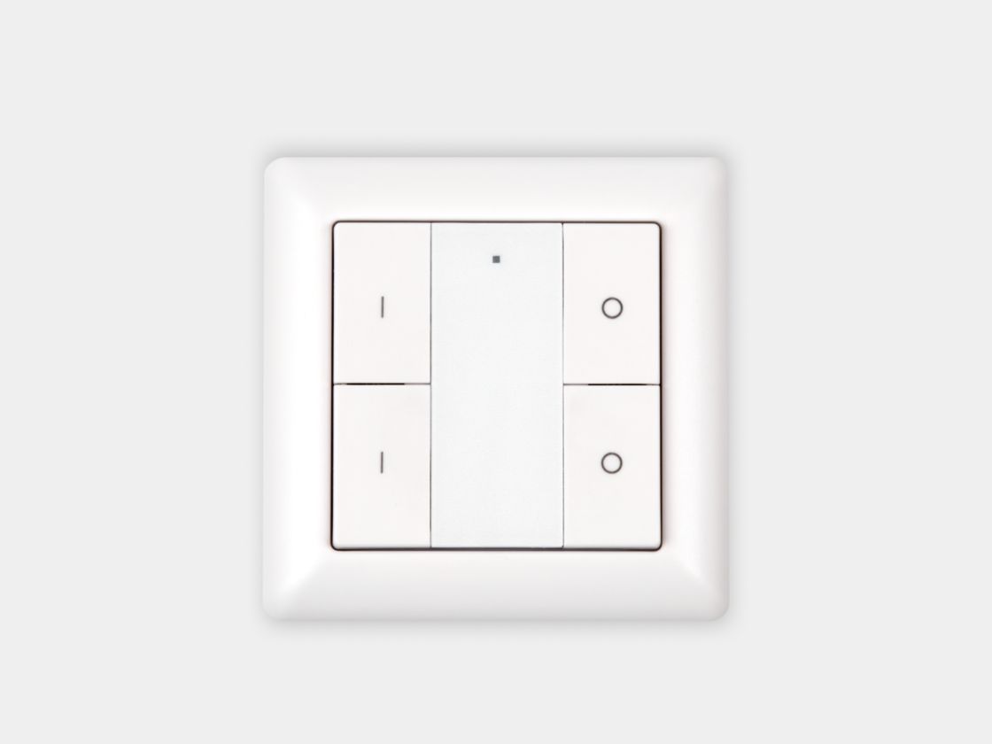 Настенная радио панель Easybus белая, вид спереди