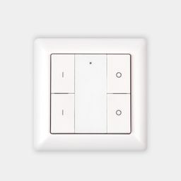 Настенная радио панель Easybus белая, вид спереди