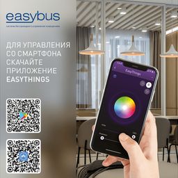 Настенная радио панель EASYBUS, ES-B-W-K2-NB