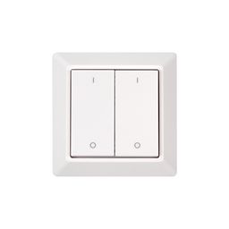 Настенная радио панель Easybus белая, две клавиши