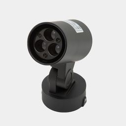 Оптика светильника с четырьмя линзами, вид под углом