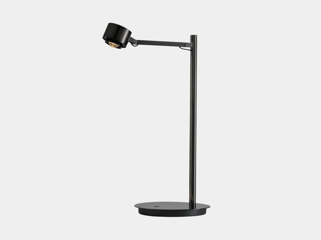 Настольный светильник DesignLed JY, жемчужно-черный, вид сбоку
