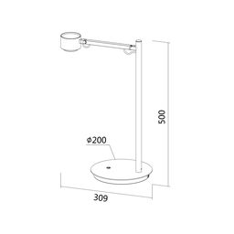 Светильник JY T-036, T-0367-1A-PB-WW