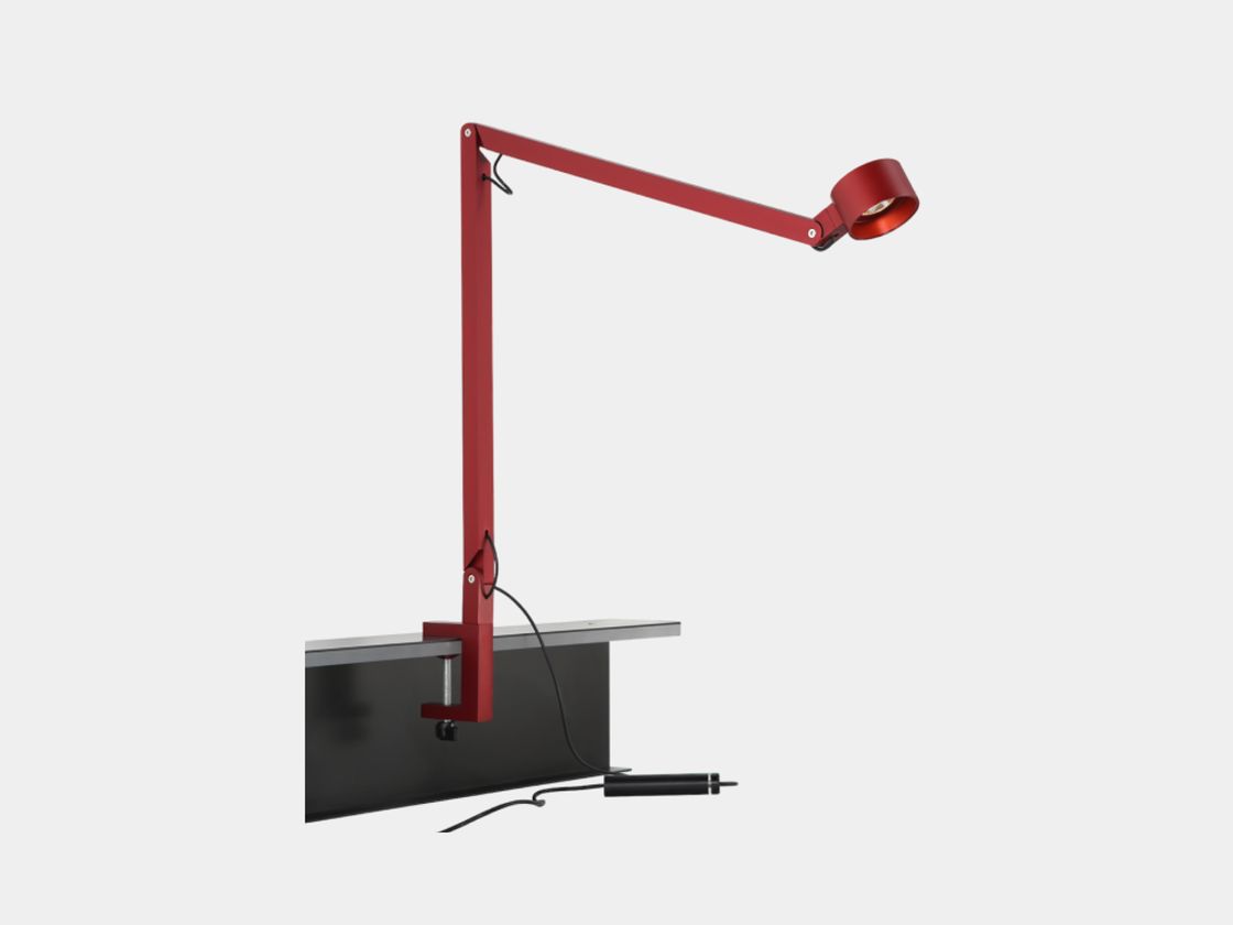 Светильник настольный JY T-049, красный, T-0499B-RD-WW