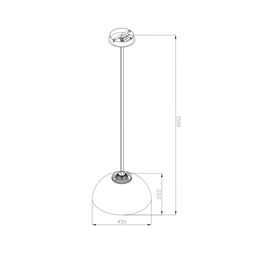 Светильник подвесной потолочный JY P-004, P-0046-1D-GR-WW