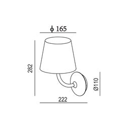 Светильник светодиодный, темно-серый, 7Вт, IP65, 3000К, W-17910-7-GR-WW