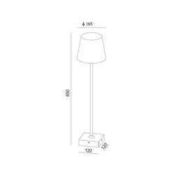 Светильник светодиодный, 7Вт, IP65, Теплый (3000К), FL-1793-650-7-GR-WW