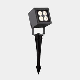 Грунтовый светильник на колышке, квадратная головка