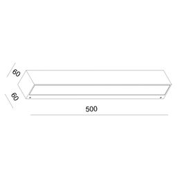 Светильник светодиодный, 20Вт, IP65, Теплый (3000К), W-1291A-20-GR-WW