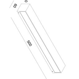 Светильник светодиодный, 20Вт, IP65, Теплый (3000К), W-1291A-20-GR-WW