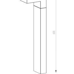 Светильник светодиодный, темно-серый, 6Вт, IP54, 3000К, FL-100311-6-GR-WW