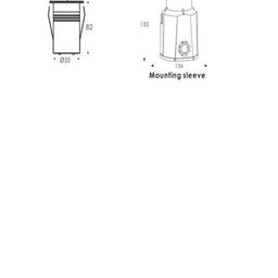 Светильник светодиодный 6Вт, IP67, RGB + теплый (RGB + 3000К), DL-2070R5-6-RGBWW-24