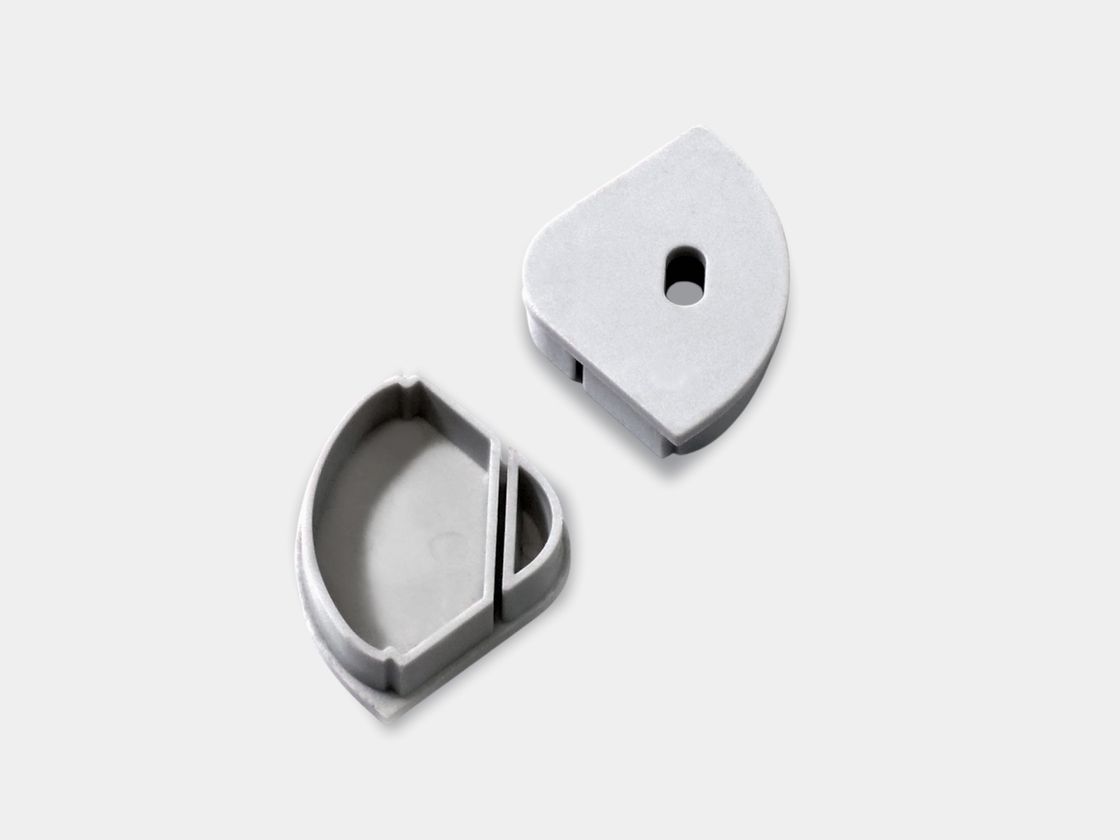 Белые заглушки для профиля SF-3030, комплект 2 шт