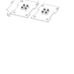 Заглушки для встраиваемого  трека, черные, 2 шт/компл, ECS-SY-RC-BL-2