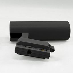 Черный трековый спот, вид сзади и снизу