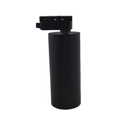 Черный спот для трека, вид сзади