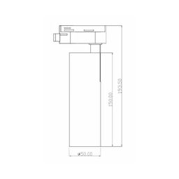 Спот для трековыx систем серия TL3P, Белый, 10Вт, 3000K, TL3P-WH-10-WW