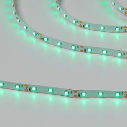 Светодиодная лента SMD3528 зеленое свечение, фрагмент ленты