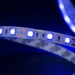 Светодиодная лента  5050, 60 LED/м, 14,4 Вт/м, 12В , IP20, Цвет: Синий, SWG560-12-14.4-B-M