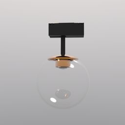 Светильник накладной для трека SY бронза, 10 Вт, нейтральный белый, SY-601262-BZ-10-NW