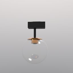 Светильник накладной для трека SY бронза, 10 Вт, теплый белый, SY-601262-BZ-10-WW