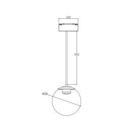 Светильник накладной для трека SY бронза, 10 Вт, теплый белый, SY-601262-BZ-10-WW
