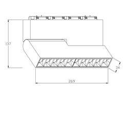 Светильник для трека SY черный, 20 Вт, 3000К, SY-601255-20-BL-WW