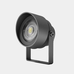 Уличный накладной светильник тёмно-серый, вид спереди