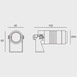 Светильник ландшафтный светодиодный, AFMI-8303006-DN-H