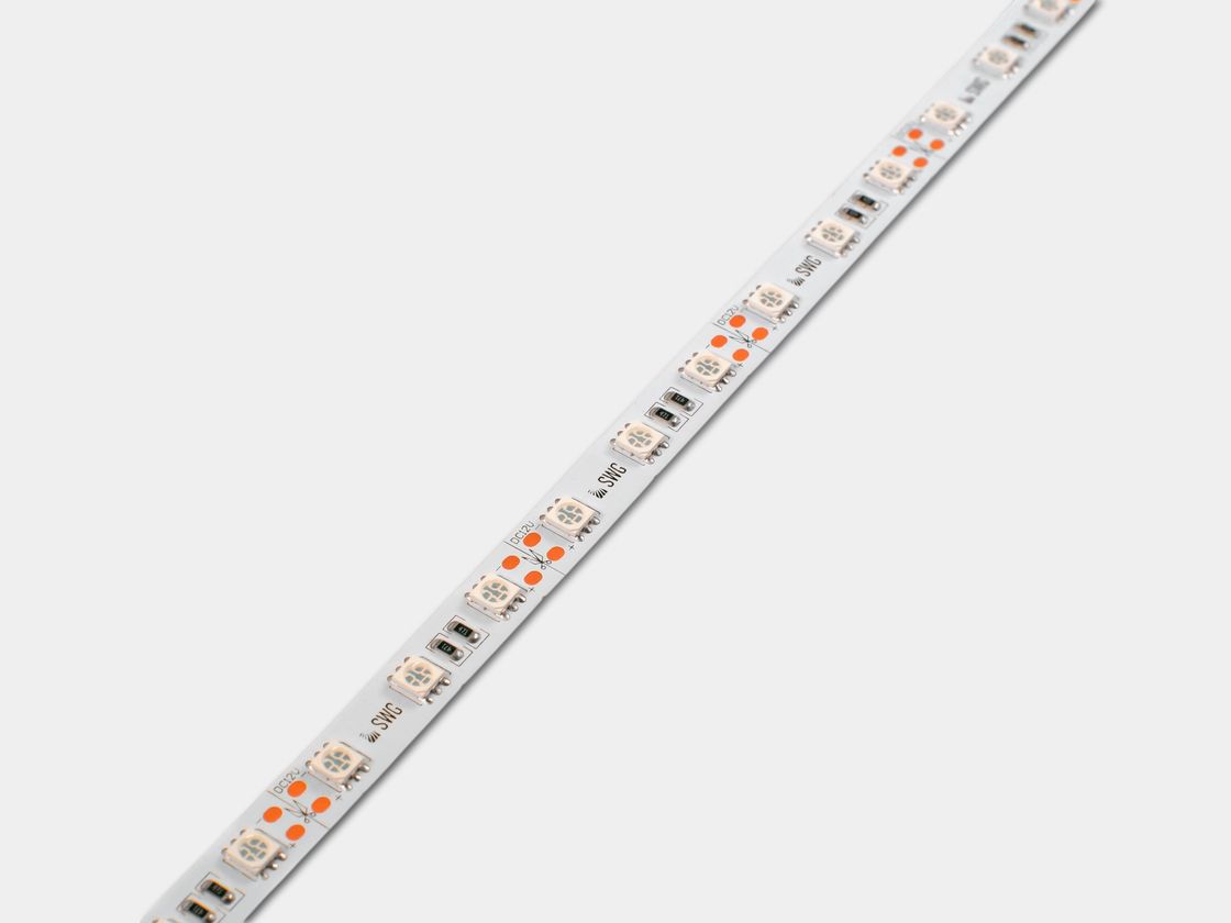 Светодиодная лента 5050, 60 LED/м, 14,4 Вт/м, 12В , IP20, Цвет: Желтый, SWG560-12-14.4-Y-M