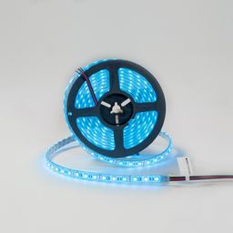 Катушка RGB ленты SMD5050 IP68, свечение синим