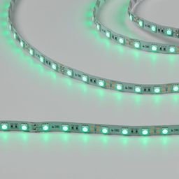 Светодиодная лента 5050, 60 LED/м, 14,4 Вт/м, 12В , IP20, Цвет: Зеленый, SWG560-12-14.4-G-M
