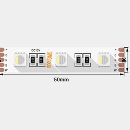 Светодиодная лента 5050, 60 LED/м, 19,2 Вт/м, 12В , IP20, Цвет: RGB + нейтральный белый, SWG560-12-19.2-RGB+NW-M