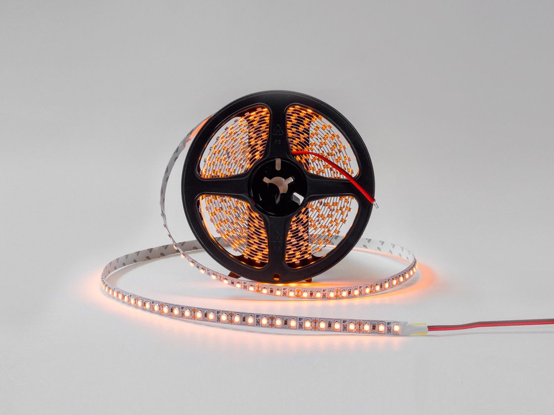 Светодиодная лента SMD3528 желтая на катушке, 12В