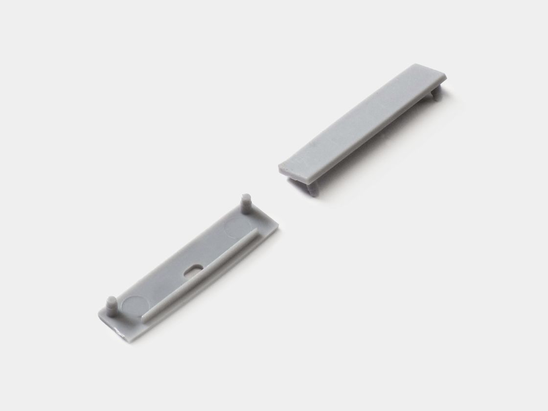 Белые заглушки для профиля SF-4411, комплект 2