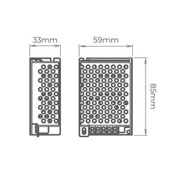 Блок питания для светодиодных лент 24 вольт 40 Вт IP20, S-40-24